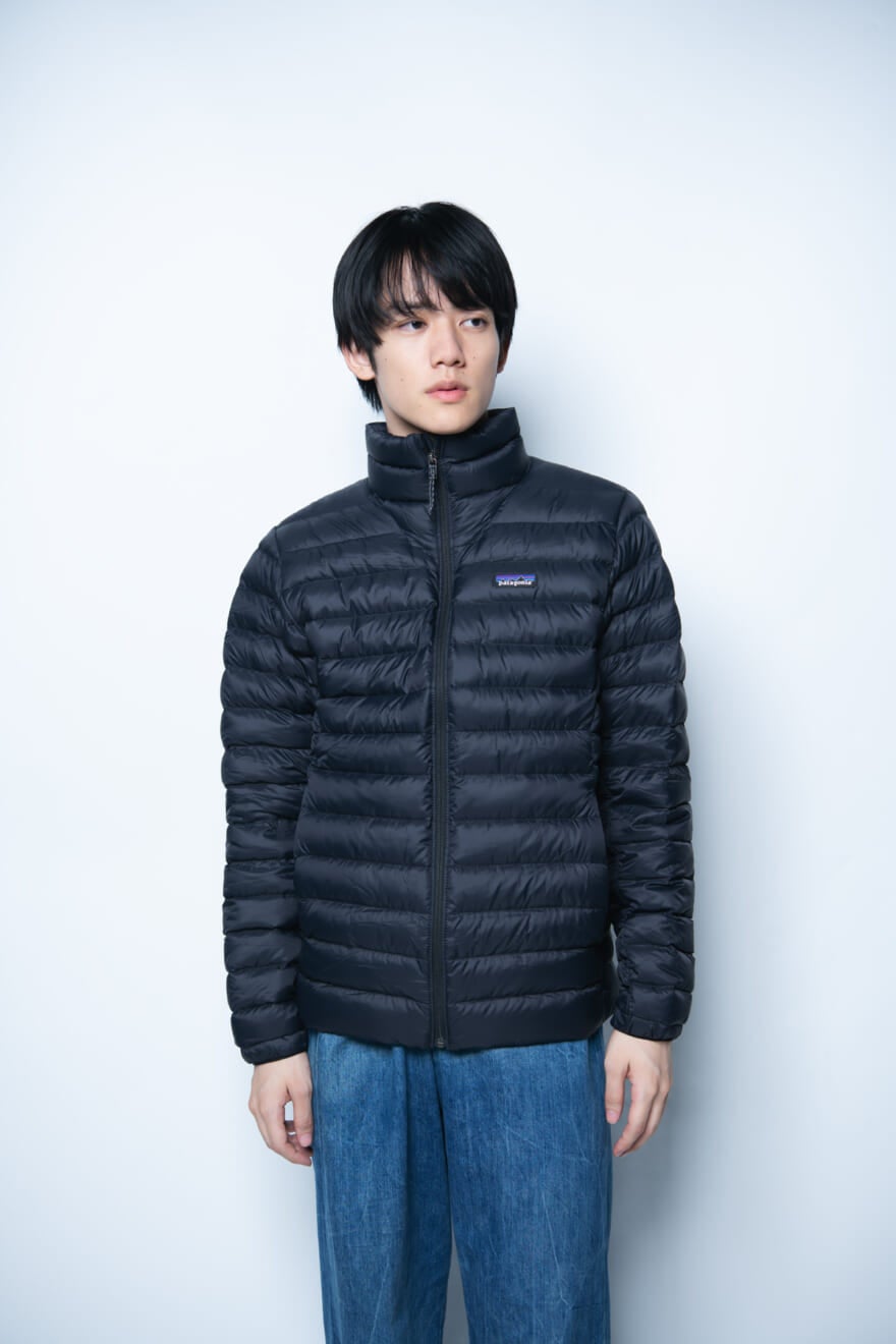 パタゴニア」の黒ダウンのBEST1は？ 服好きモデルが試着＆本音