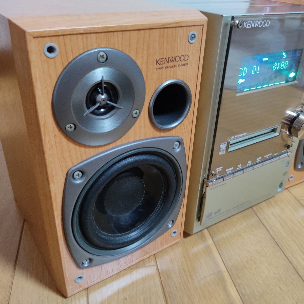 KENWOOD ケンウッド RXD-SL3MD ミニコンポ 2003年製 リモコン・ 説明書