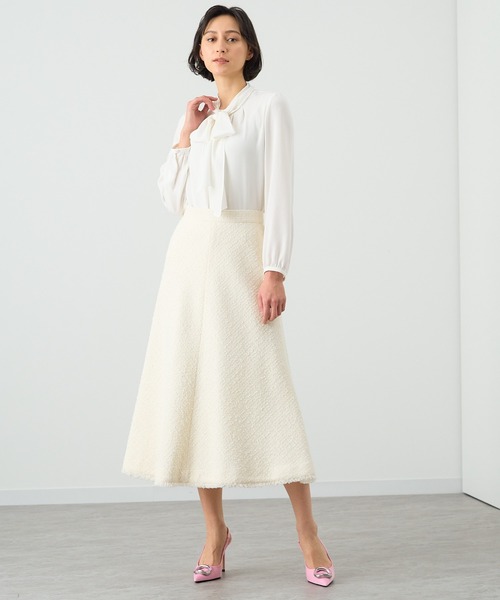 新品タグ付き ANAYI バックサテンボウタイブラウス 38 ANAYI（アナイ