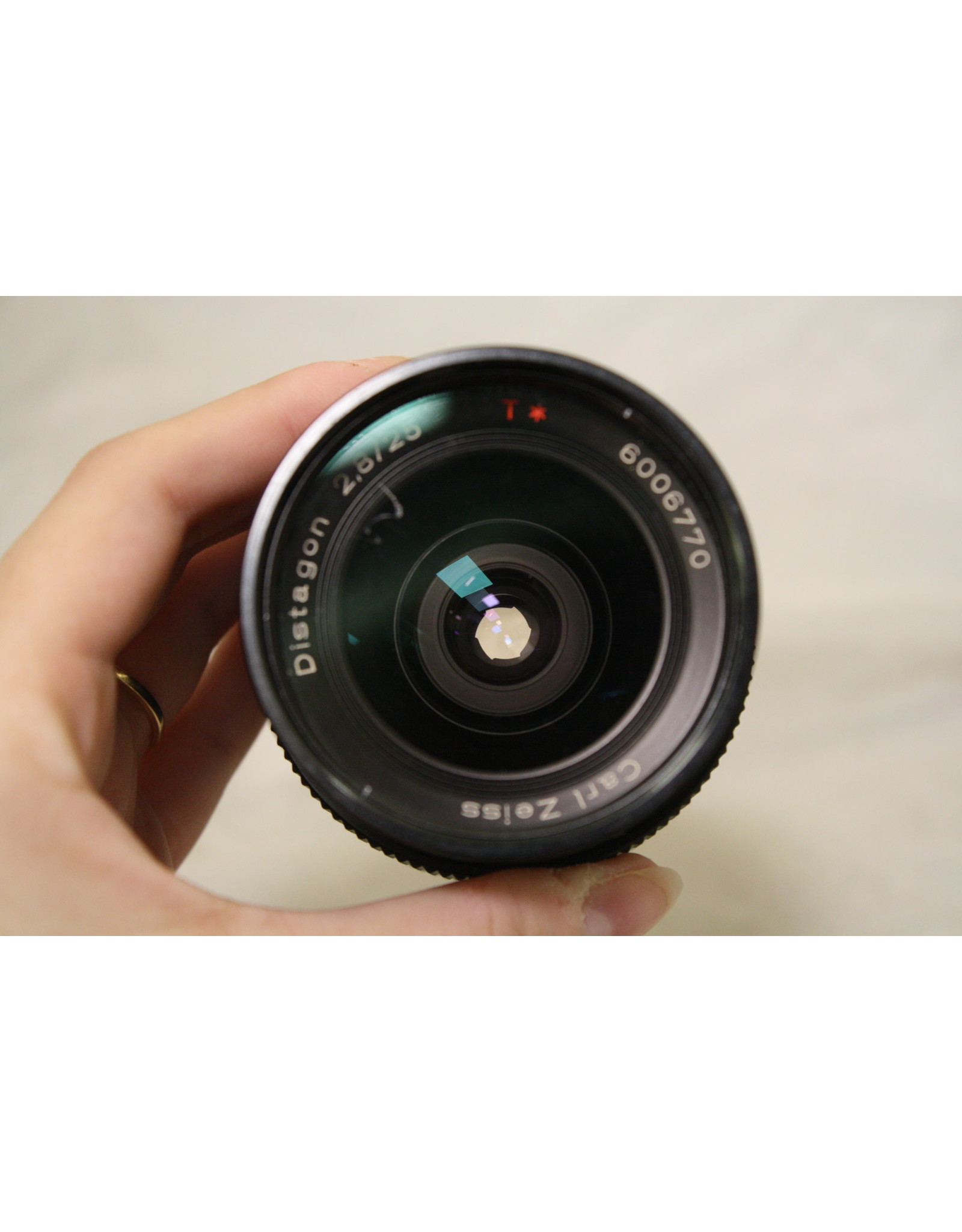 Contax Carl Zeiss Distagon T* 25mm F/2.8 MMJ MF Lens C/Y Mount