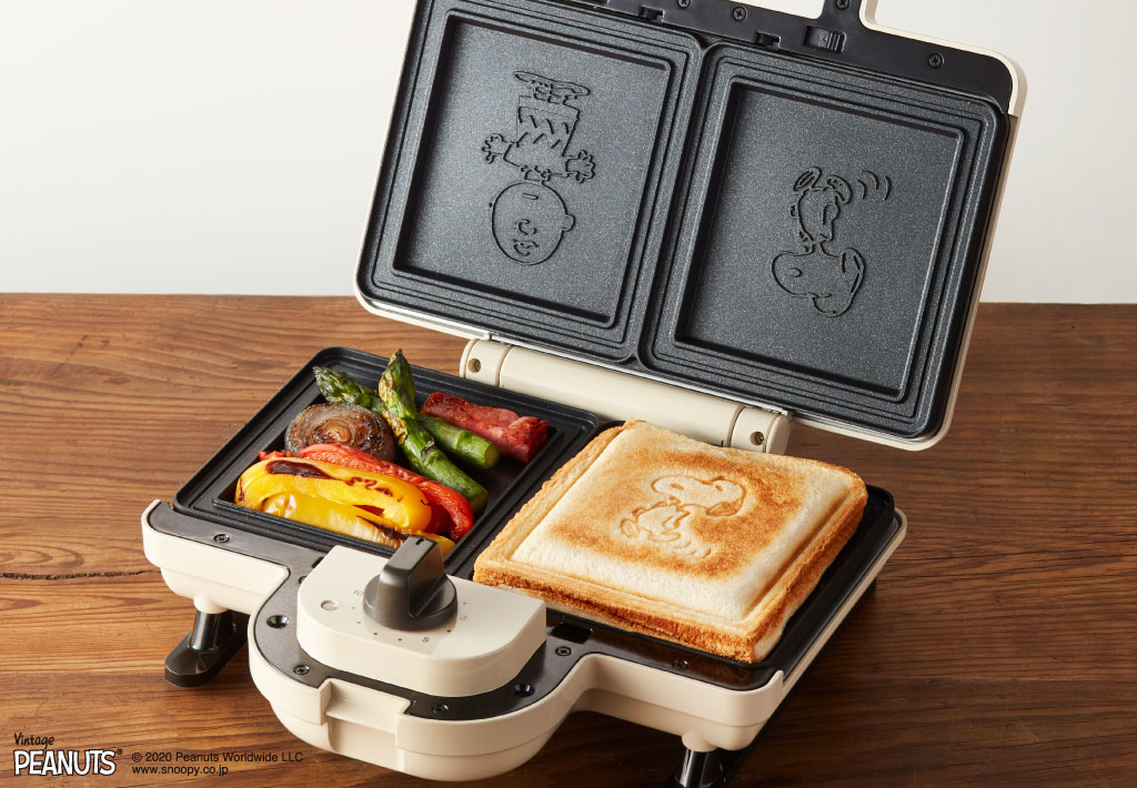 ブルーノ BRUNO ホットサンドメーカー ダブル PEANUTS ピーナッツ