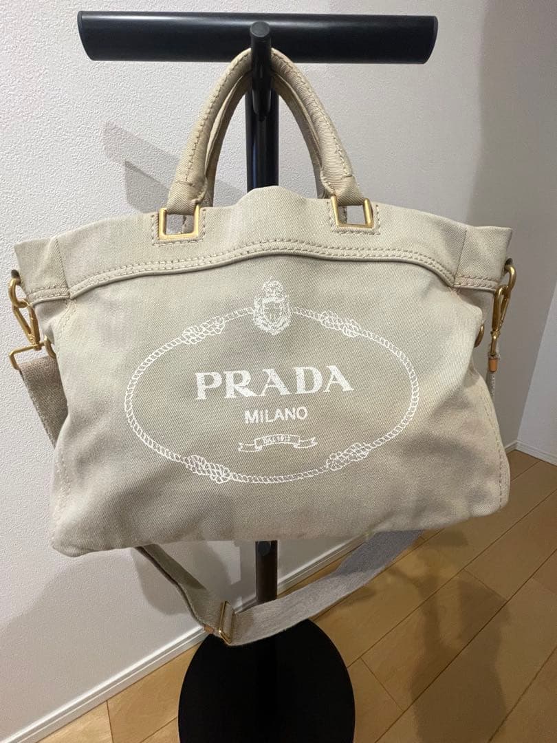 PRADA カナパ　トートバッグ　ベージュ 楽天市場】プラダ トートバッグ カナパ（カラーベージュ）（バッグ