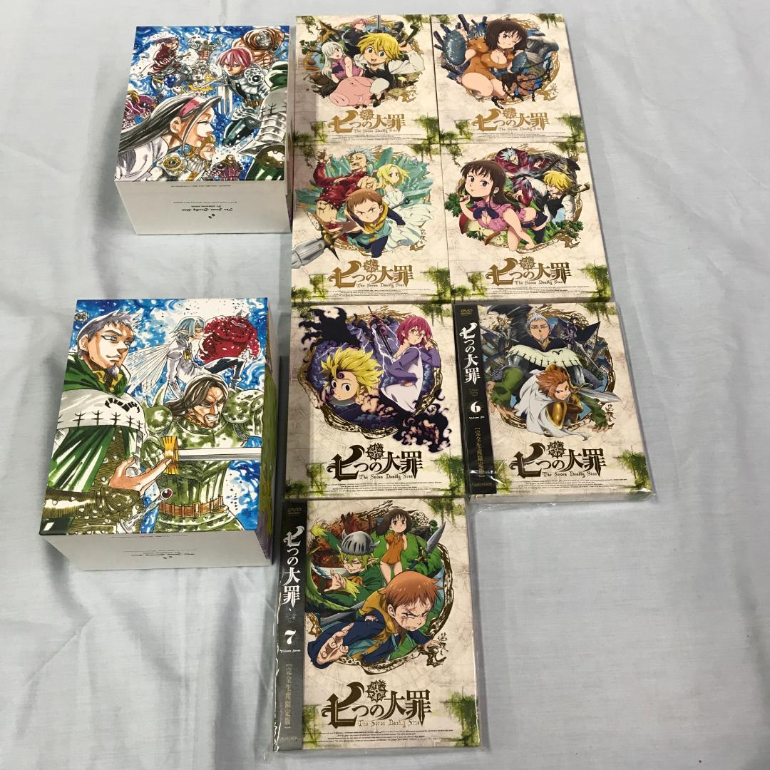 DVD-BOX 七つの大罪 完全生産限定版 1巻～7巻 まとめ DVD-BOX 七つの大罪 完全生産限定版 1巻～7巻 まとめ - メルカリ